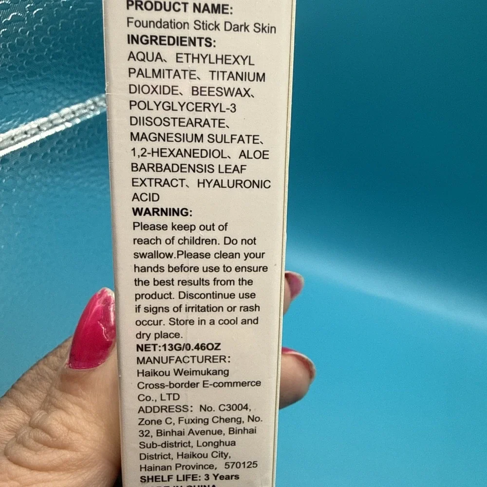 Color Changing Foundation Stick Dark Skin EXP 09/23/28 Sealed New